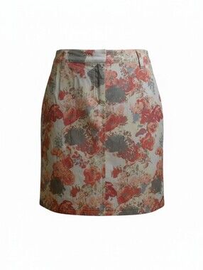 Cotton Skort, Bright Floral